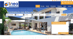Desktop Screenshot of lineainmobiliaria.es