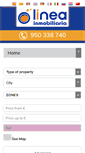Mobile Screenshot of lineainmobiliaria.es